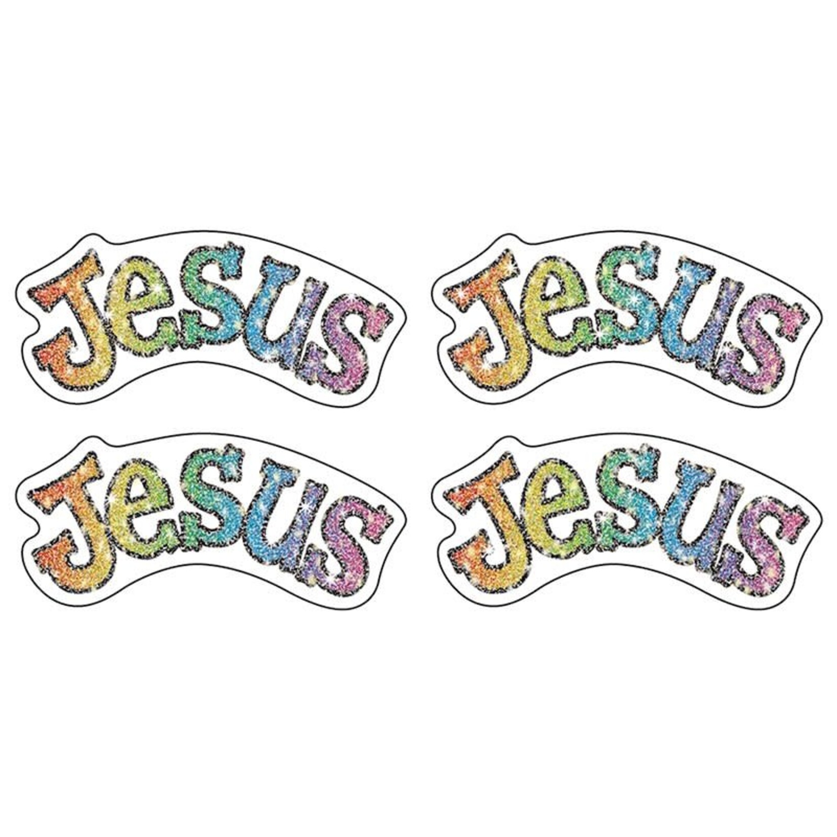 CARSON DELLOSA PUBLISHING CO Jesus Dazzle Stickers