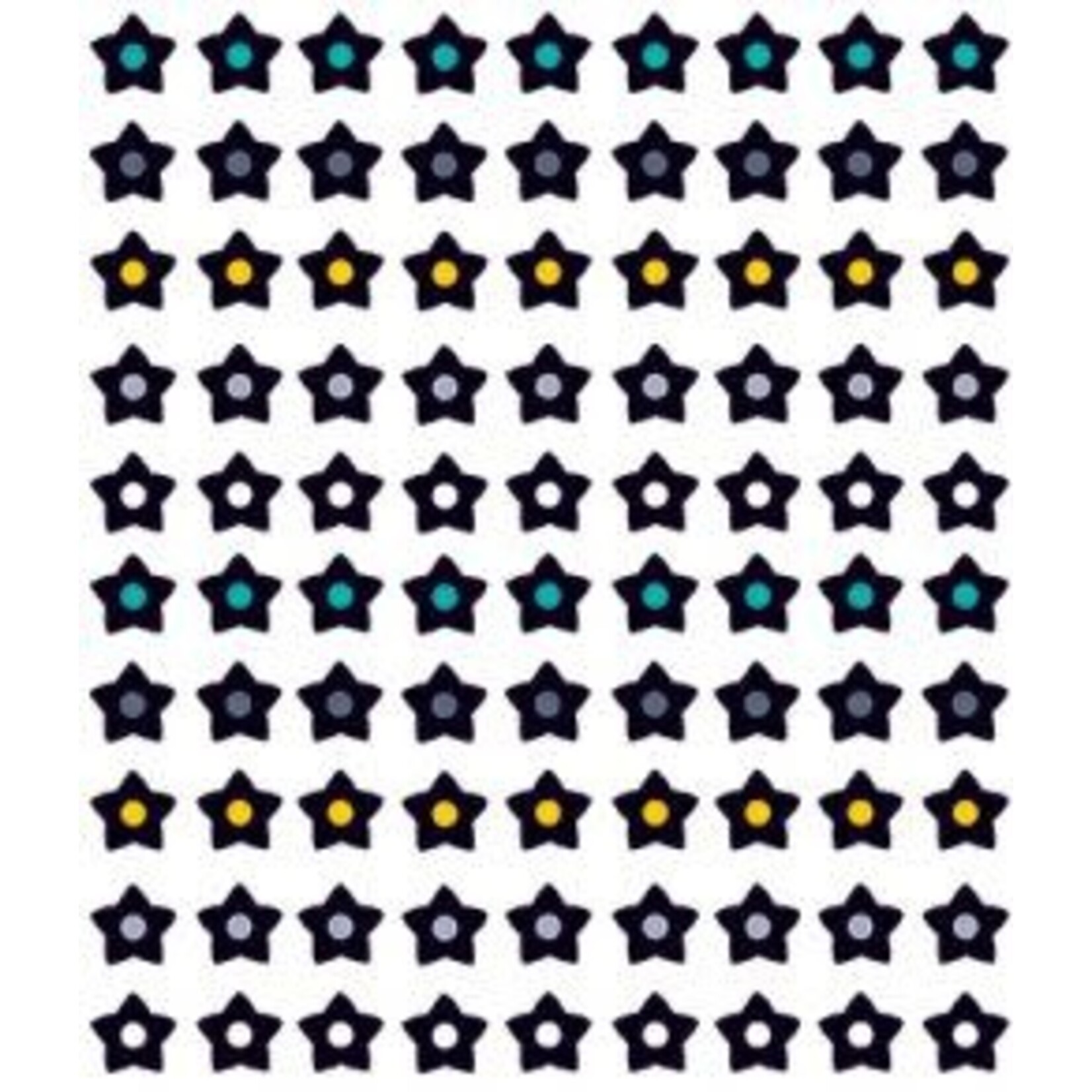 CARSON DELLOSA PUBLISHING CO Black, White and Bold Chart Seals Stickers