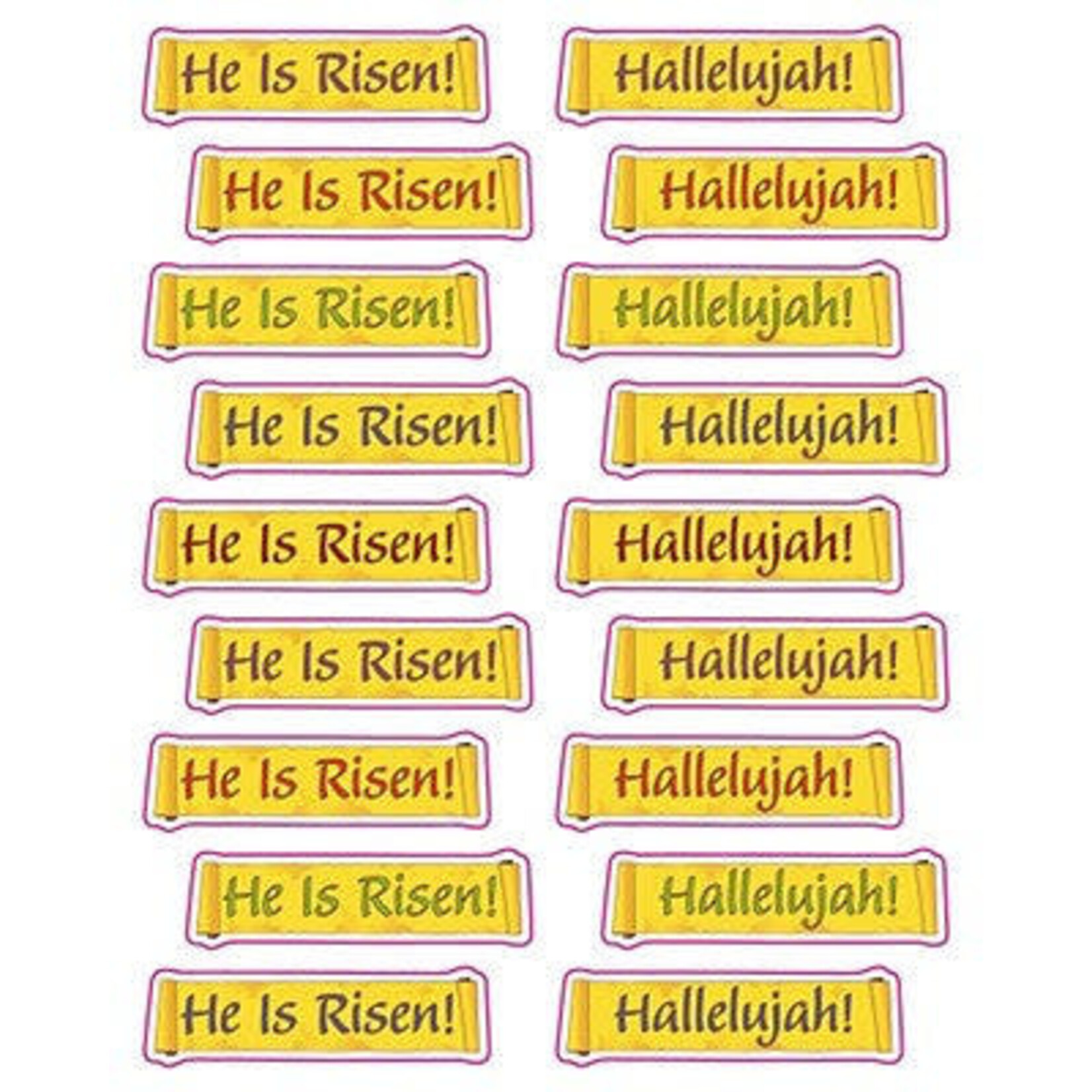 CARSON DELLOSA PUBLISHING CO He is Risen Stickers