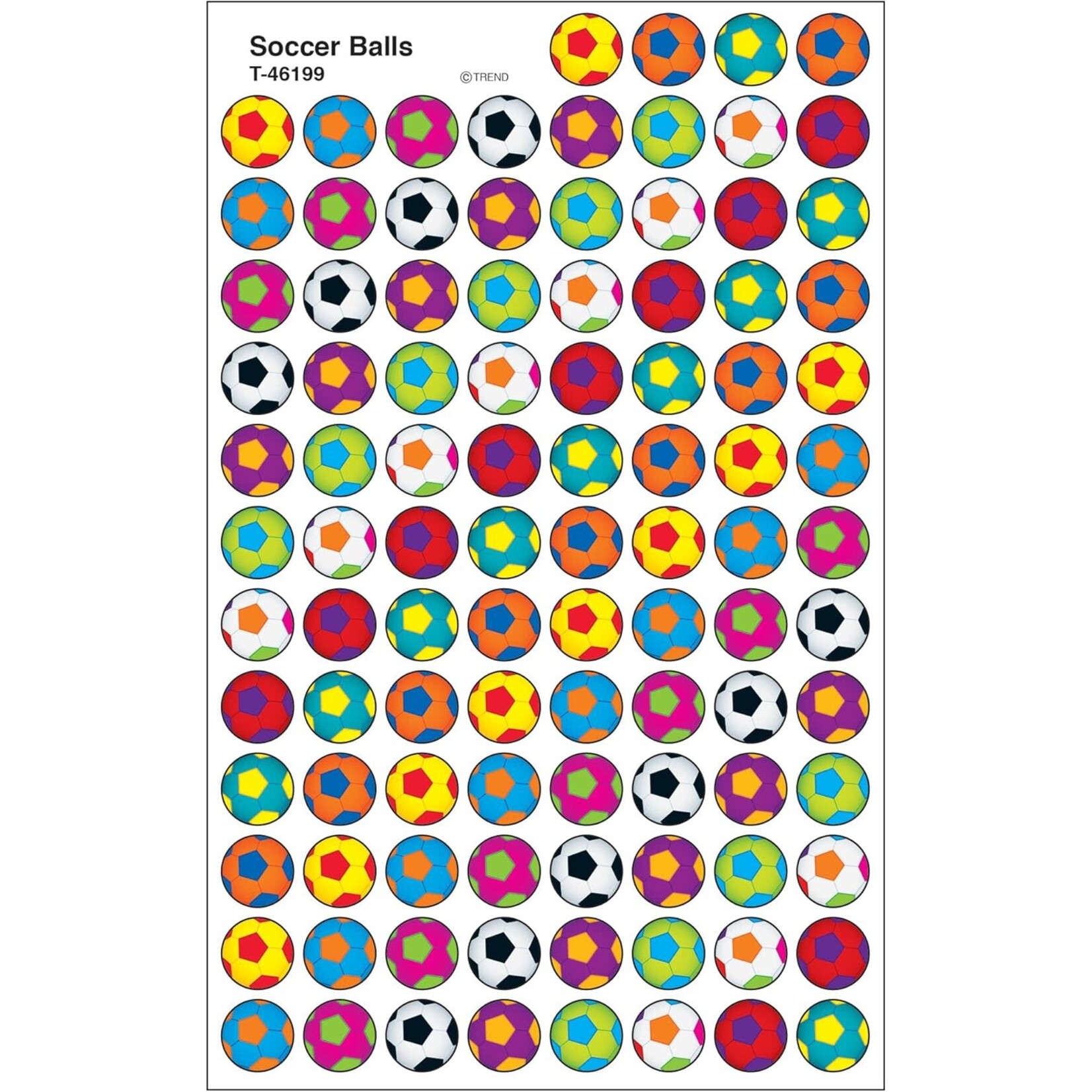 TREND ENTERPRISES INC Soccer Balls superSpots Stickers