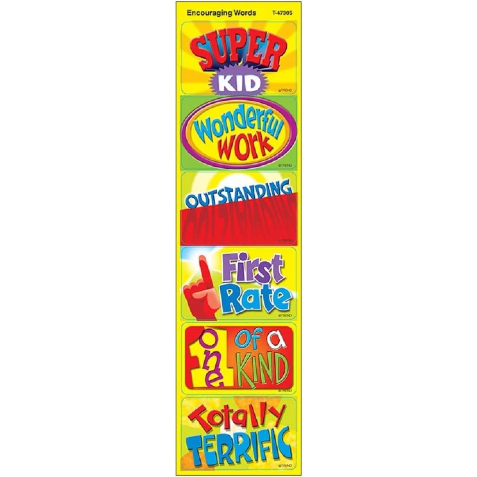 TREND ENTERPRISES INC Extra Large Encouraging Words Applause Reward Stickers