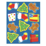 CARSON DELLOSA PUBLISHING CO Holiday Shape Stickers