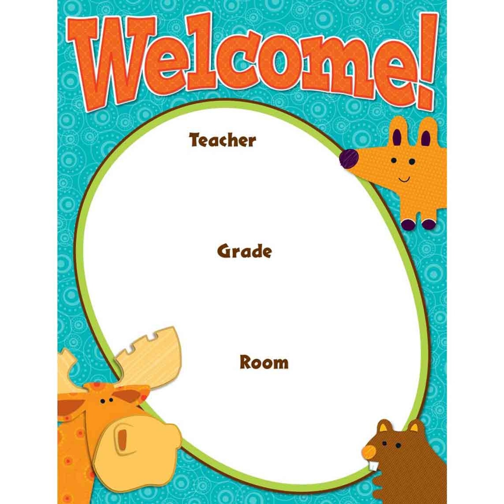 CARSON DELLOSA PUBLISHING CO Moose & Friends Welcome Chart