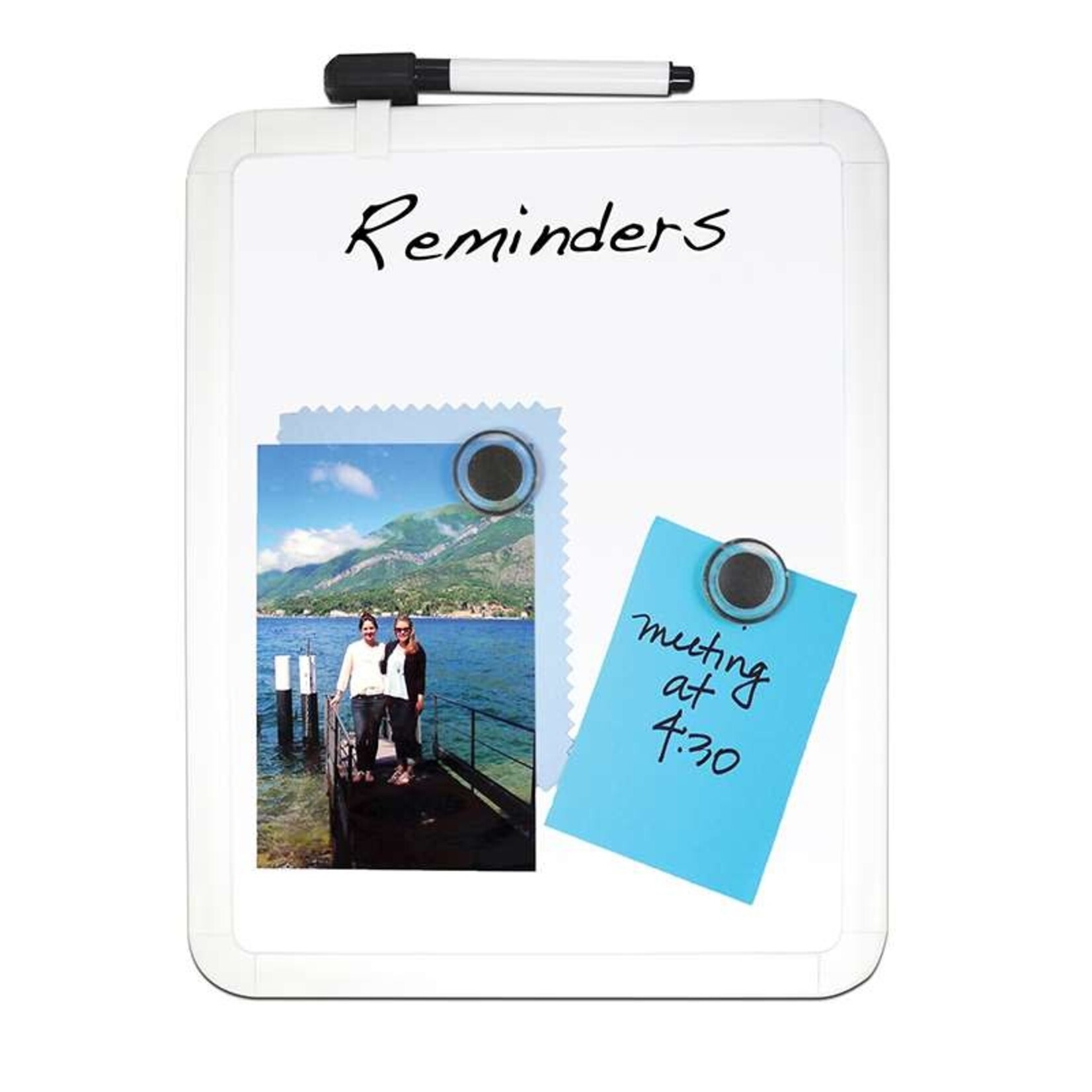 Framed Magnetic Dry Erase Board Set 8.5"X11