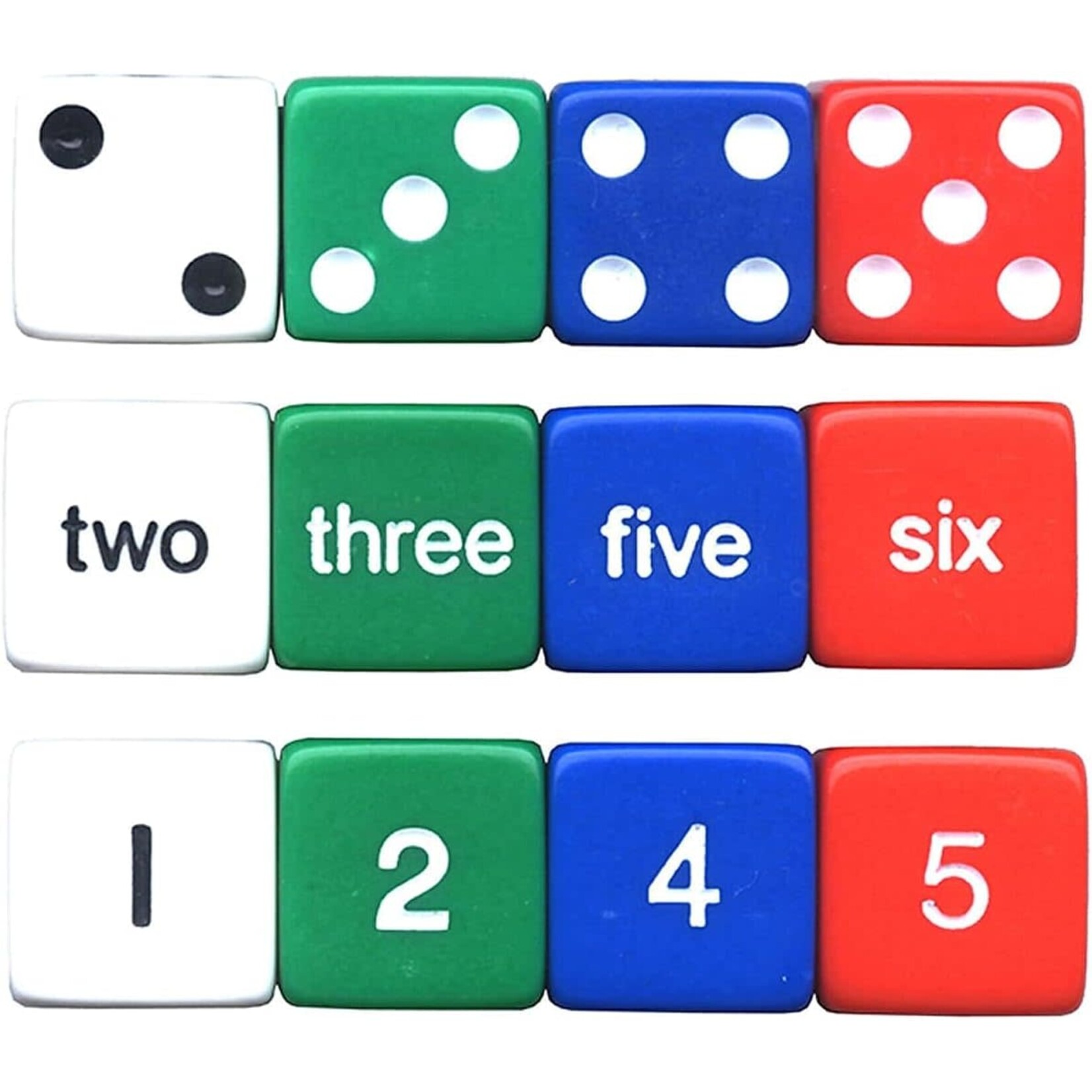 Number Dice Set of 12
