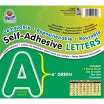 DIXON TICONDEROGA COMPANY Pacon Self-Adhesive Letters, Green, Puffy Font, 4"