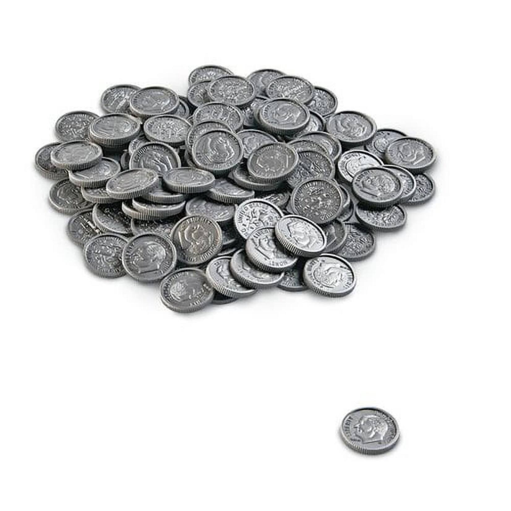 LEARNING RESOURCES INC Play Money Dimes Plastic (Set of 100)