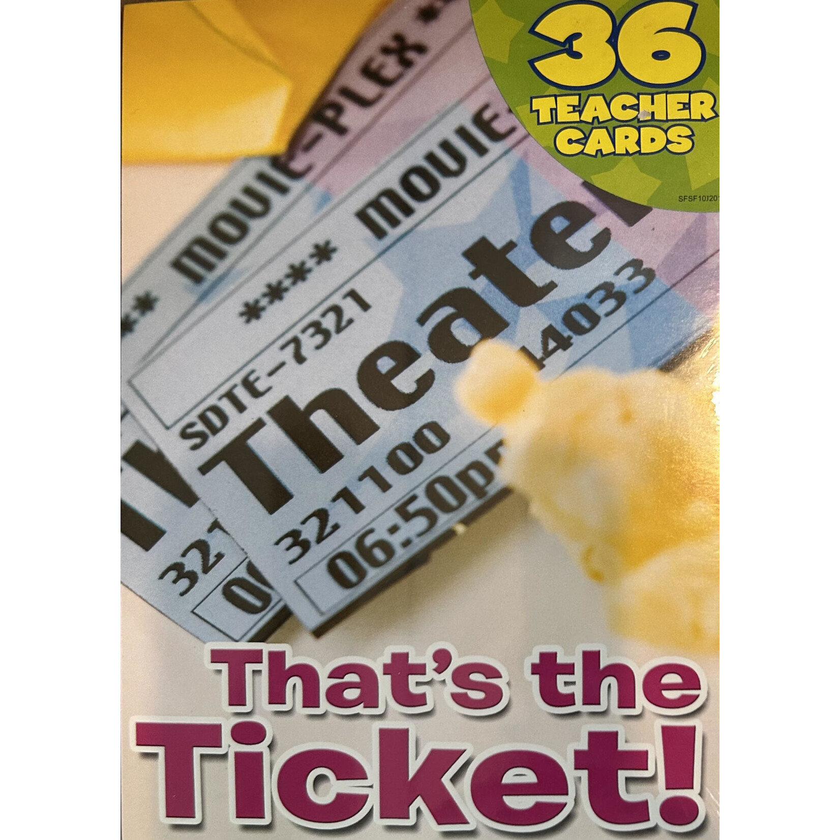 That’s the Ticket! Teacher Postcards