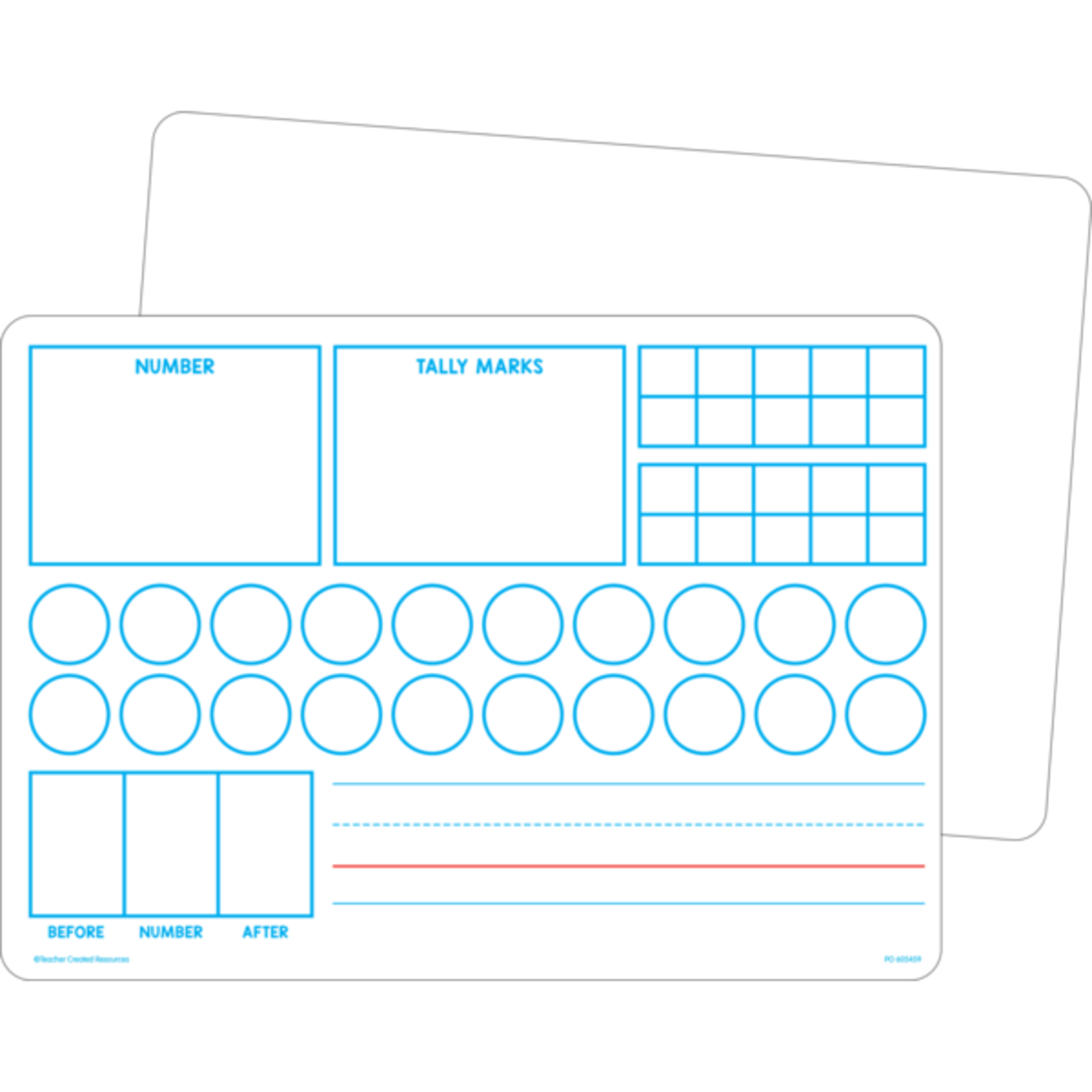 TEACHER CREATED RESOURCES Double-Sided Learning Numbers 1–20 Dry-Erase Boards