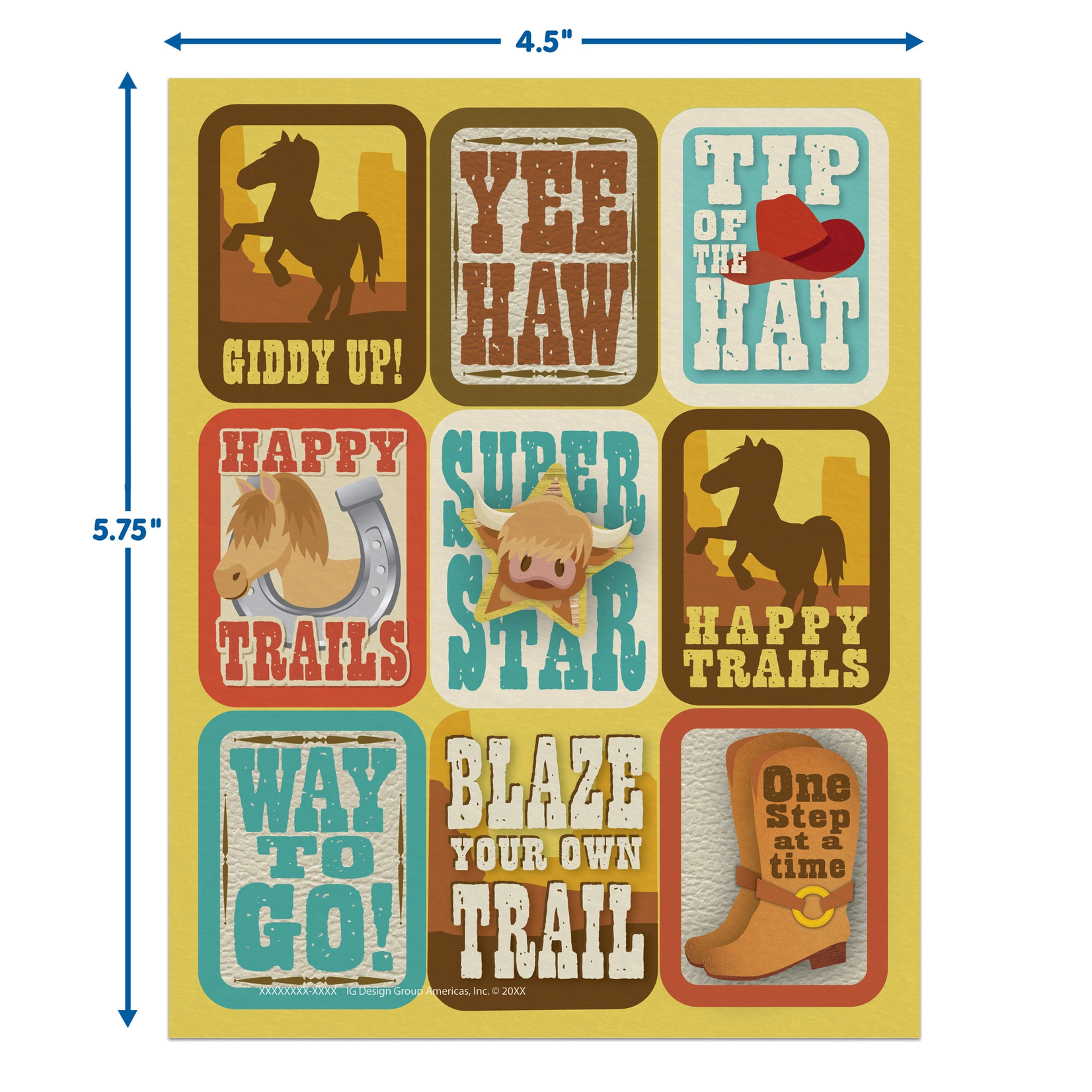 Wild Wild Classroom Giant Stickers