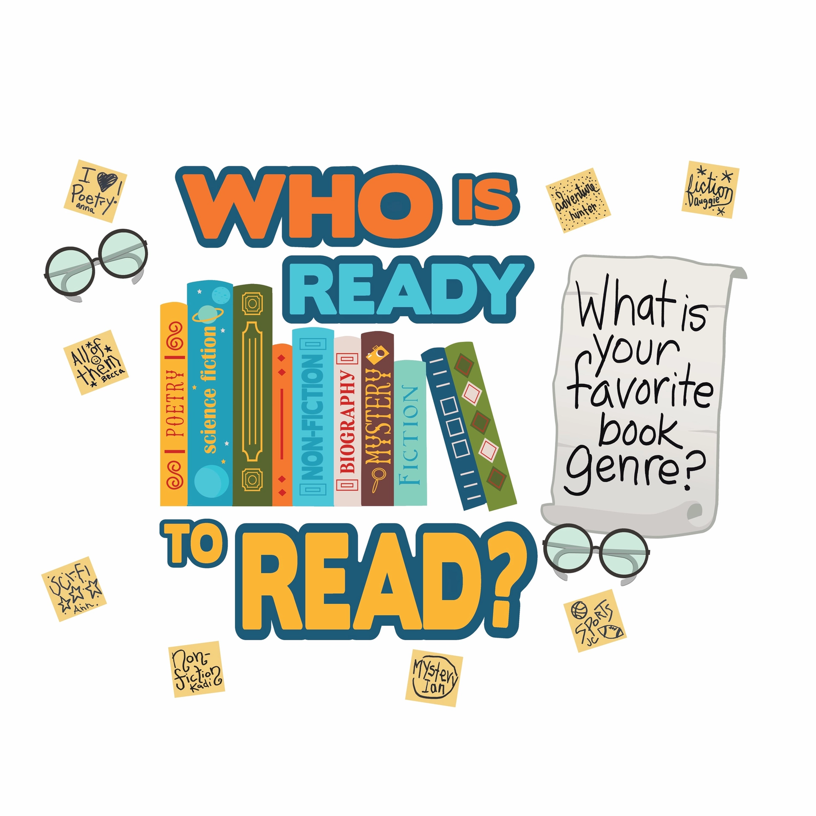 Who's Ready to Read Interactive Headliner