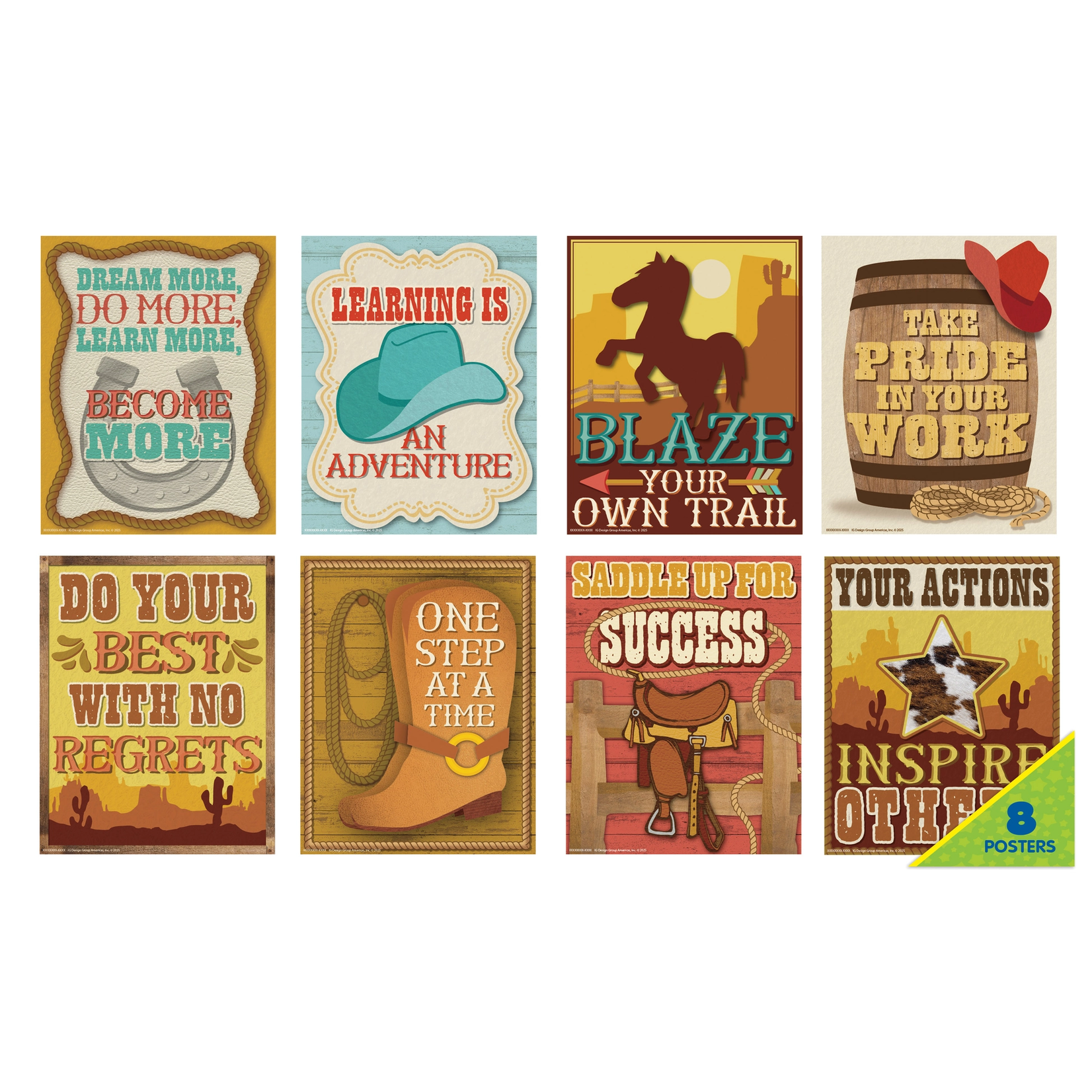 Wild Wild Classroom Mini Poster Set