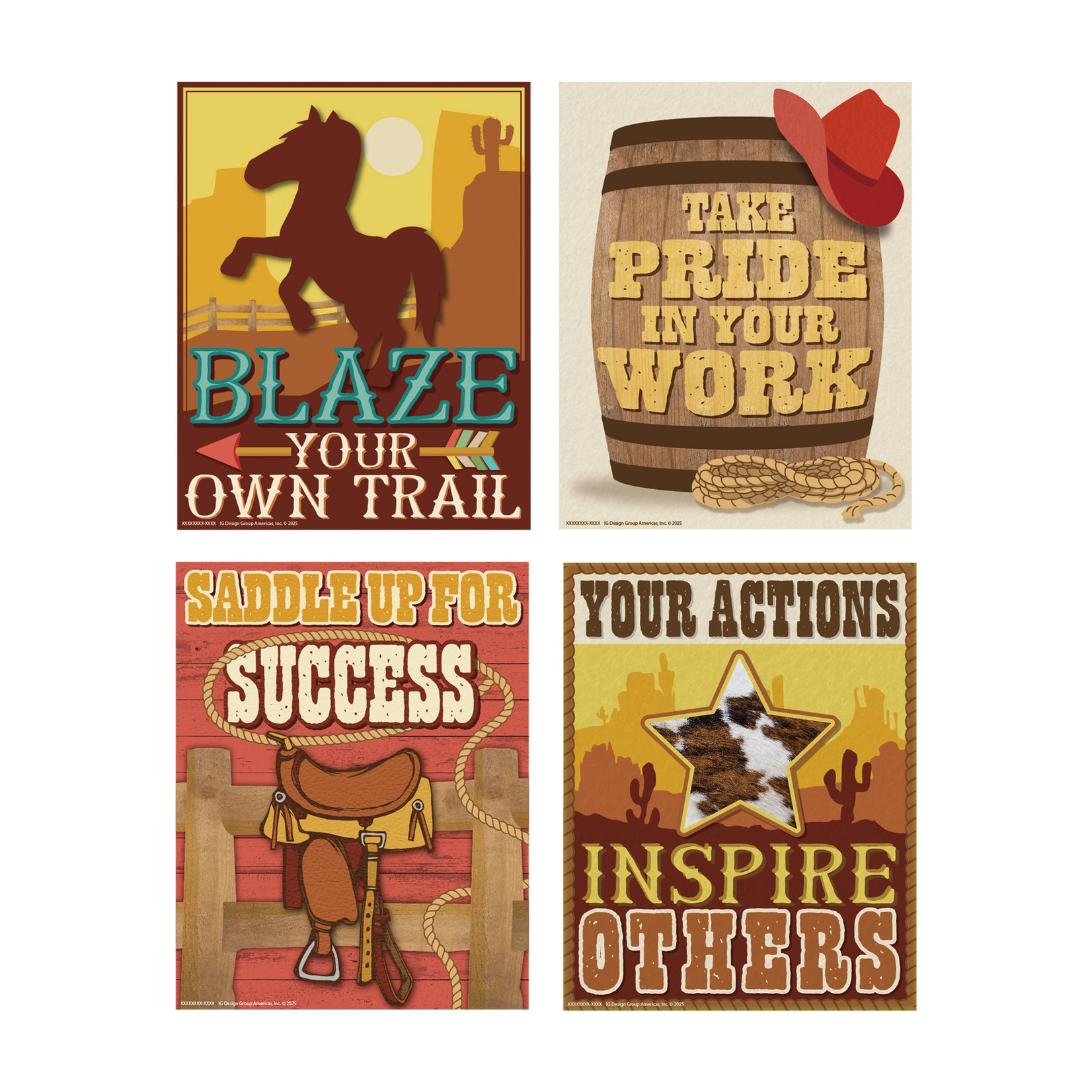 Wild Wild Classroom Mini Poster Set