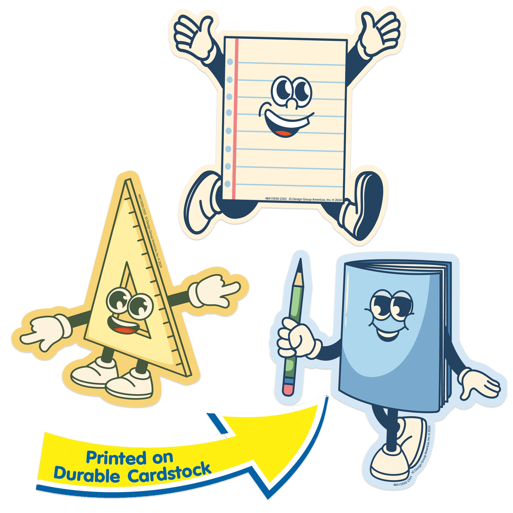 S'Cool Era Assorted Paper Cutouts