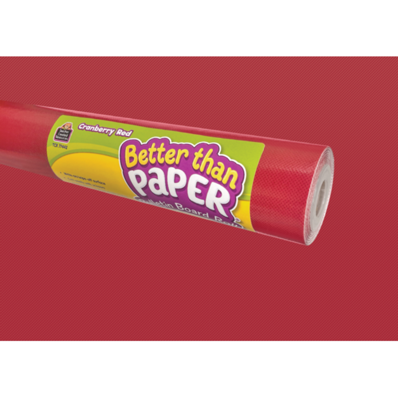 TEACHER CREATED RESOURCES Cranberry Red Better Than Paper Bulletin Board Roll