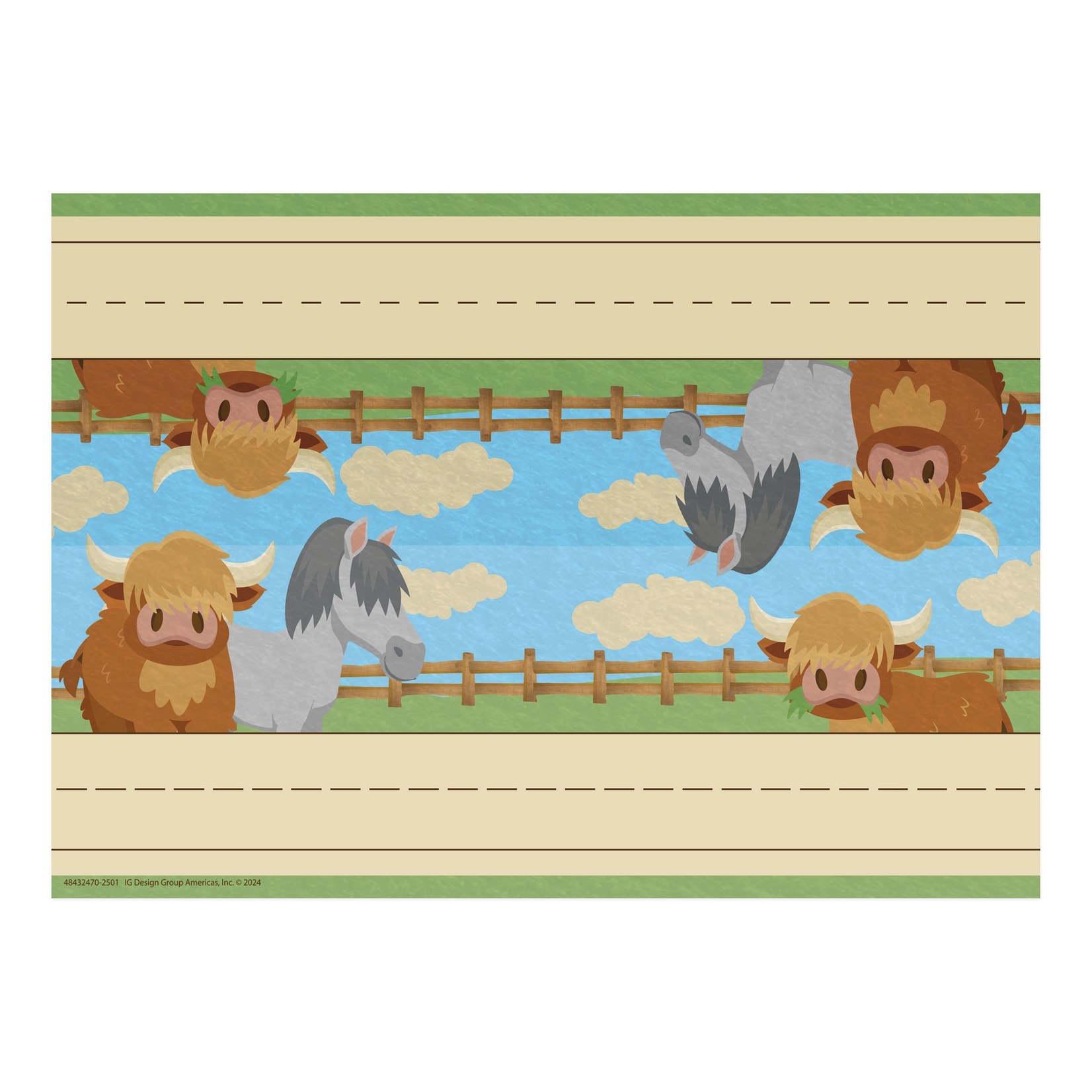 Wild Wild Classroom Tented Name Plate