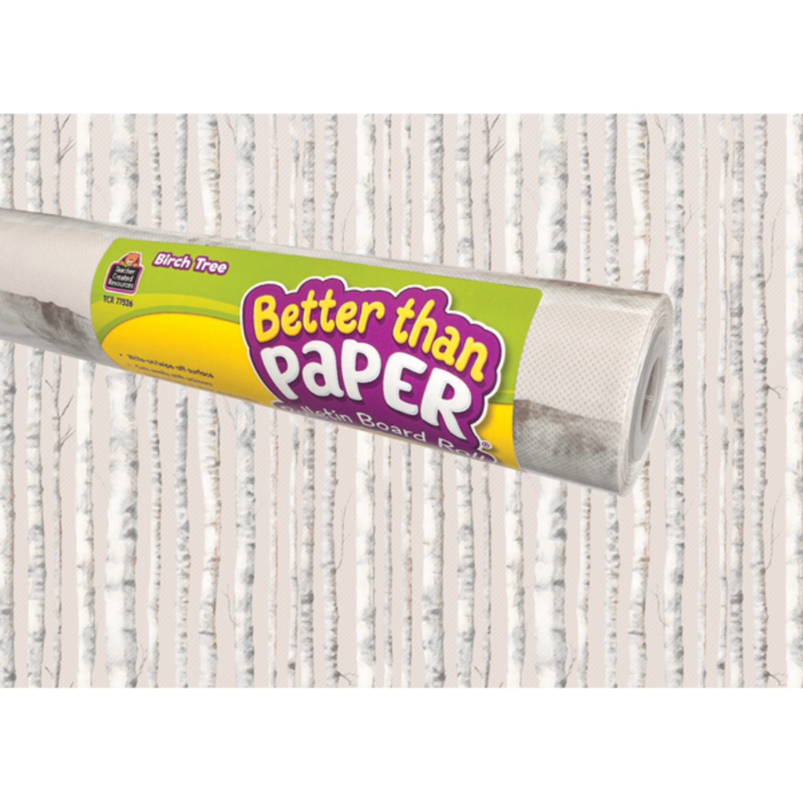 TEACHER CREATED RESOURCES Birch Trees Better Than Paper Bulletin Board Roll