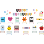TEACHER CREATED RESOURCES Cool for School Happy Birthday Mini Bulletin Board