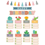 TEACHER CREATED RESOURCES Happy Cactus Crew Happy Birthday Mini Bulletin Board