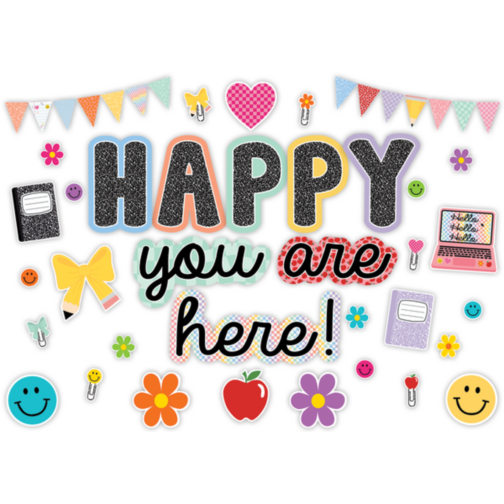 TEACHER CREATED RESOURCES Cool for School Happy You’re Here Bulletin Board