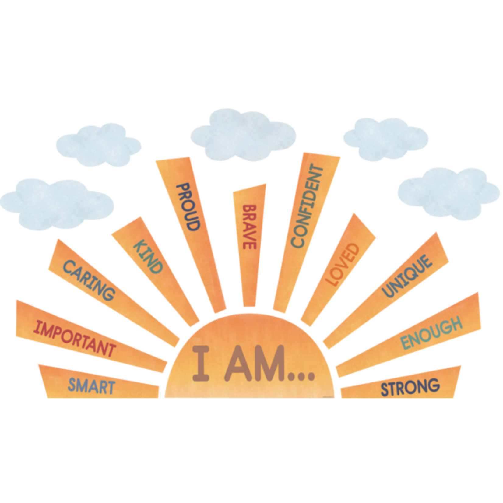 TEACHER CREATED RESOURCES Moving Mountains Road Trip Sun Positive Affirmations Bulletin Board