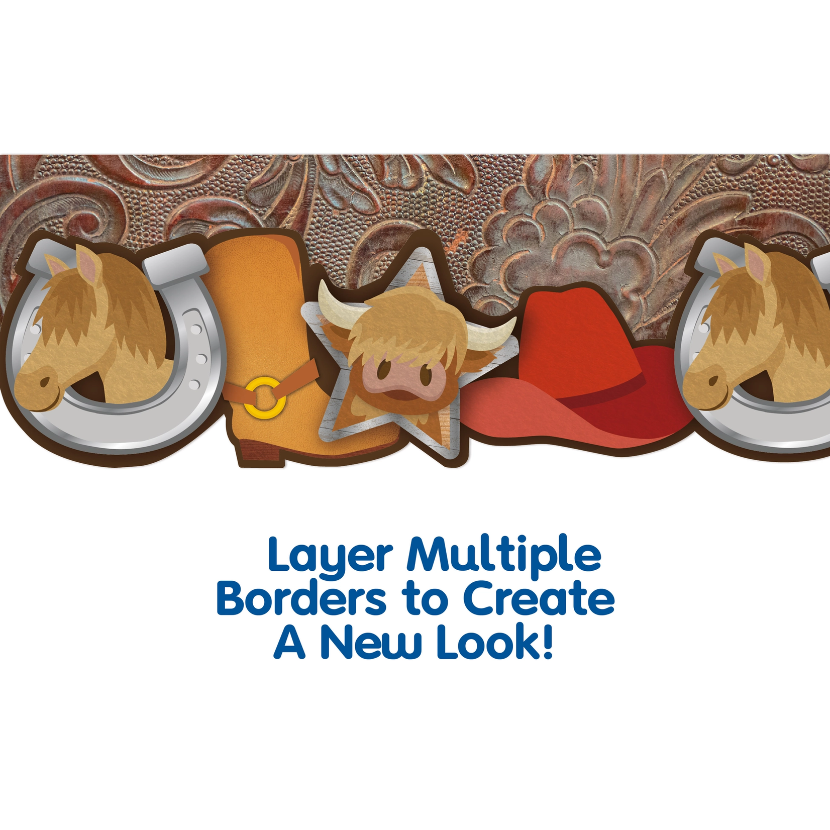 Wild Wild Classroom Western Leather Deco Trim