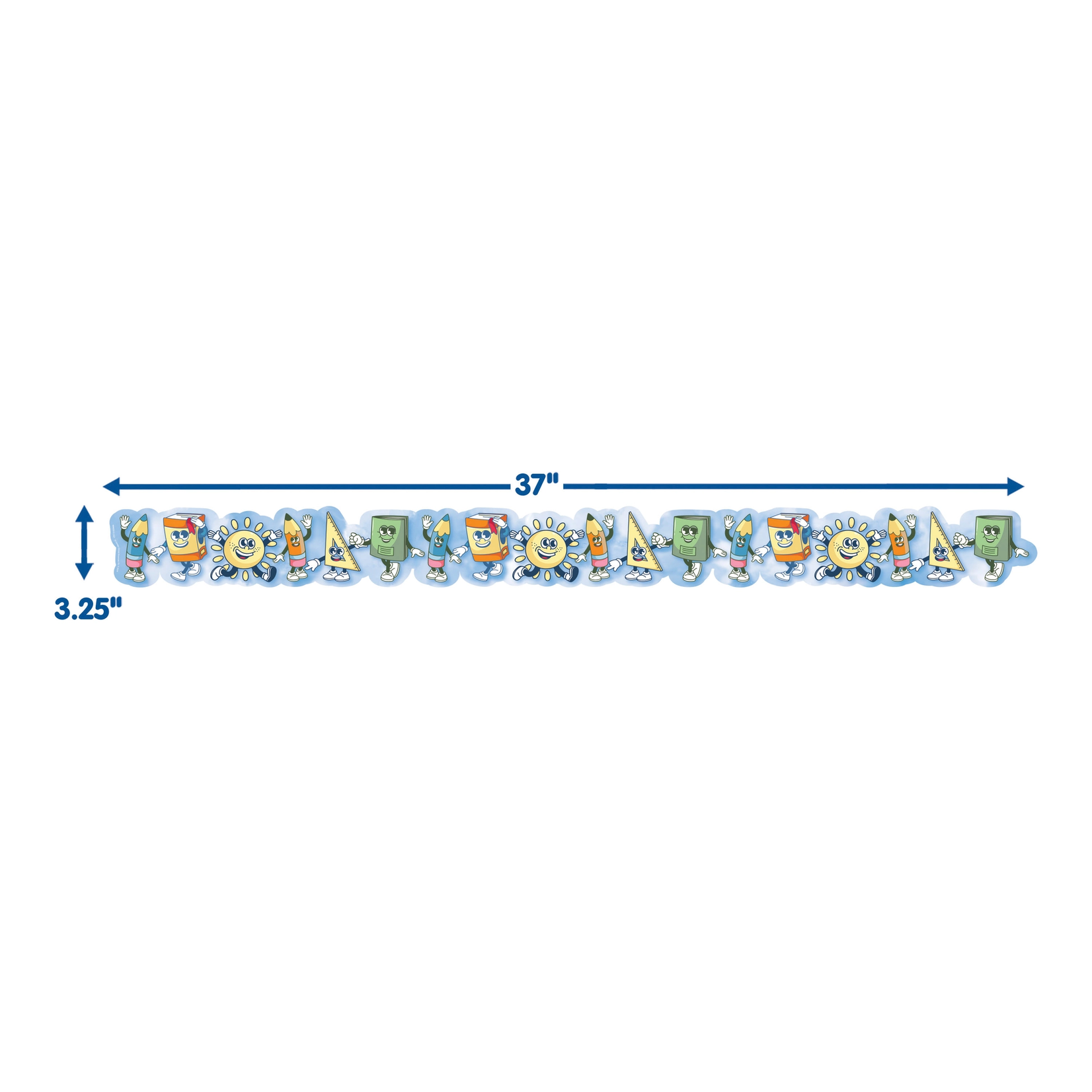S'Cool Era Characters Deco Trim Extra Wide Die-Cut
