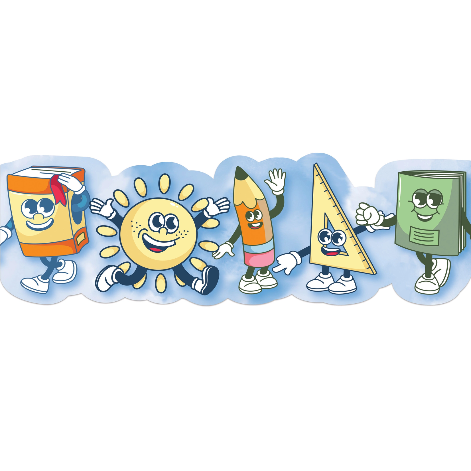 S'Cool Era Characters Deco Trim Extra Wide Die-Cut