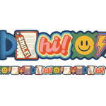 S'Cool Era School Icons Deco Trim Extra Wide Die-Cut