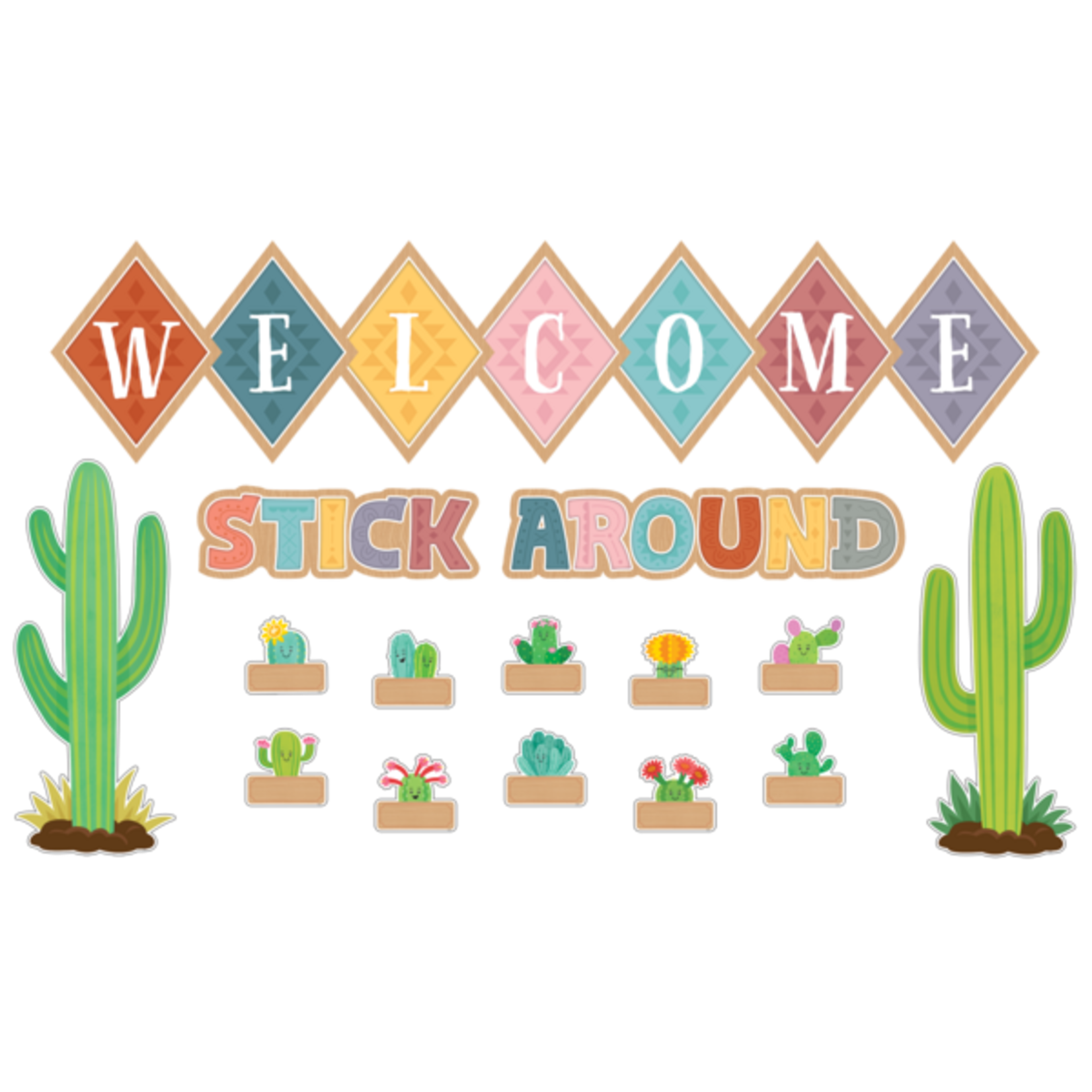TEACHER CREATED RESOURCES Happy Cactus Crew Welcome Bulletin Board