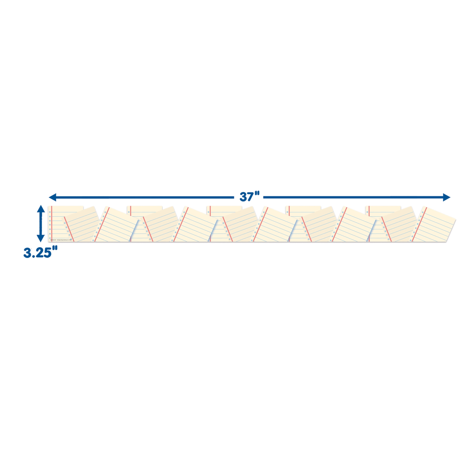 S'Cool Era Notebook Paper Deco Trim Extra Wide Die-Cut