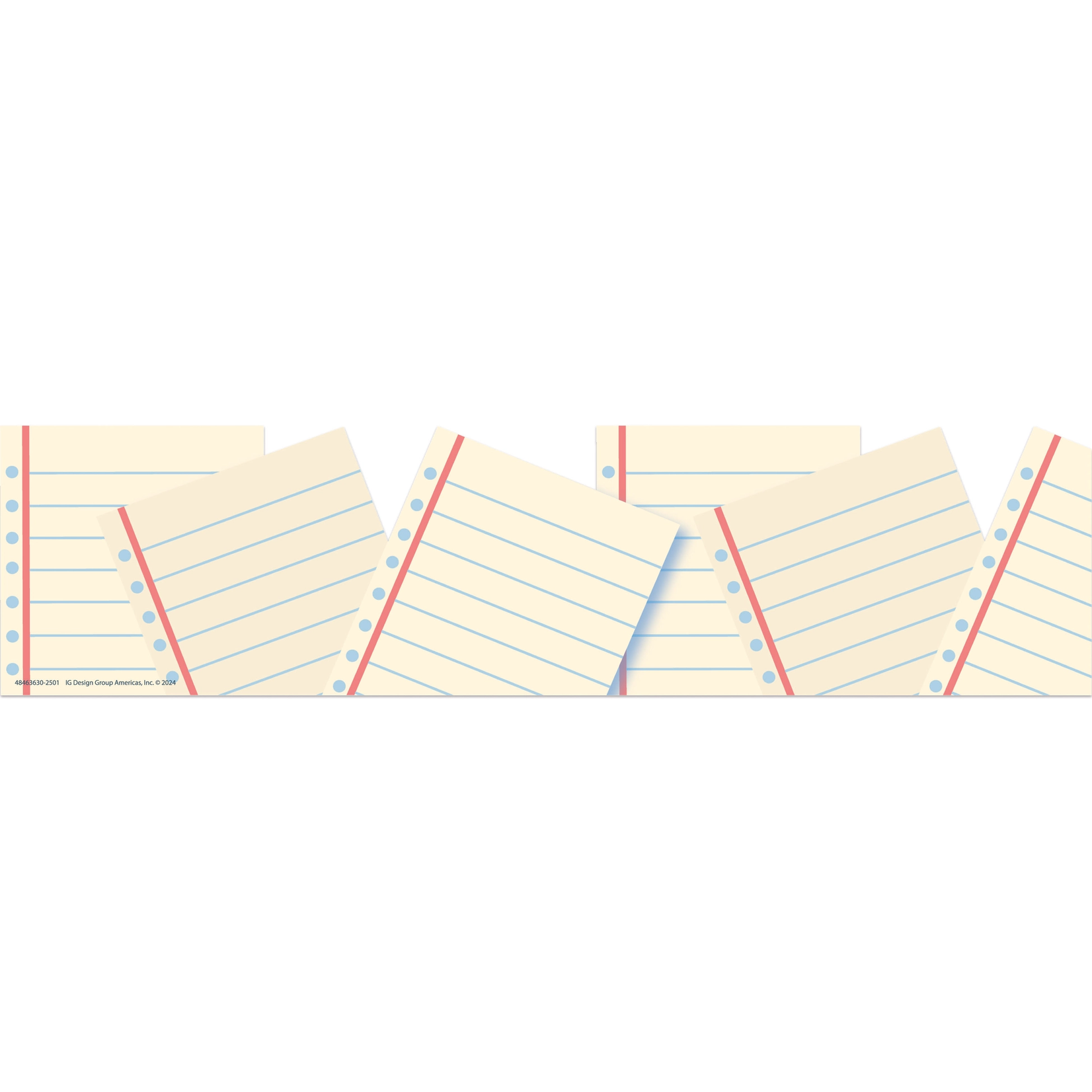 S'Cool Era Notebook Paper Deco Trim Extra Wide Die-Cut