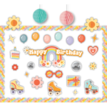 TEACHER CREATED RESOURCES Roller Disco Birthday Create & Decorate Quick Kit