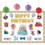 TEACHER CREATED RESOURCES Cats and Dogs Happy Birthday Create & Decorate Quick Kit