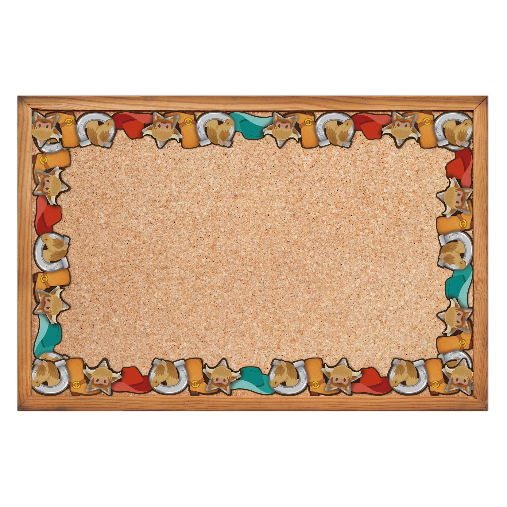 Wild Wild Classroom Western Icons Deco Trim Extra Wide Die-Cut