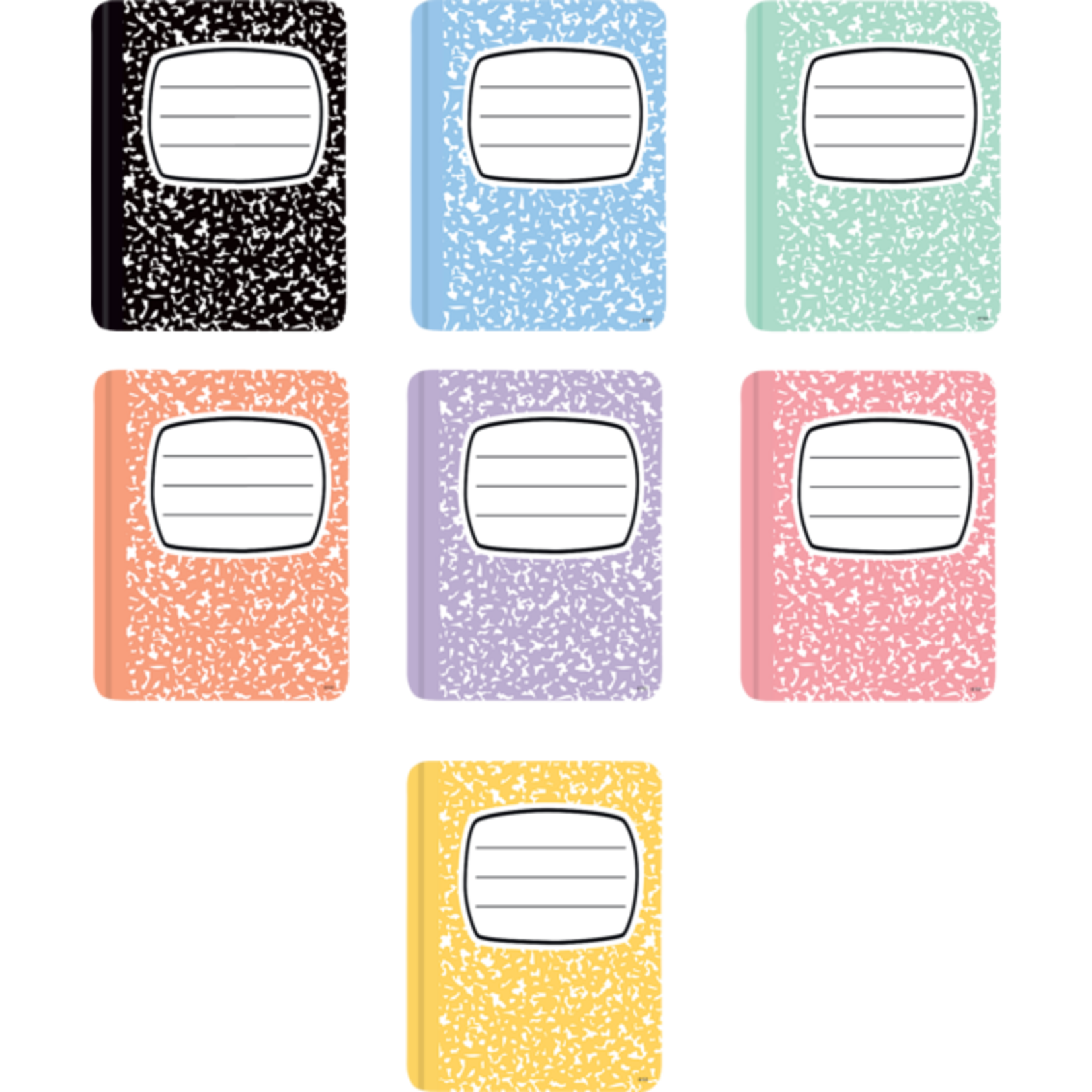 TEACHER CREATED RESOURCES Cool For School Composition Books Accents