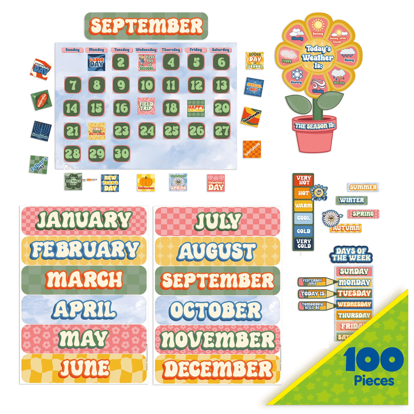 S'Cool Era Calendar Bulletin Board