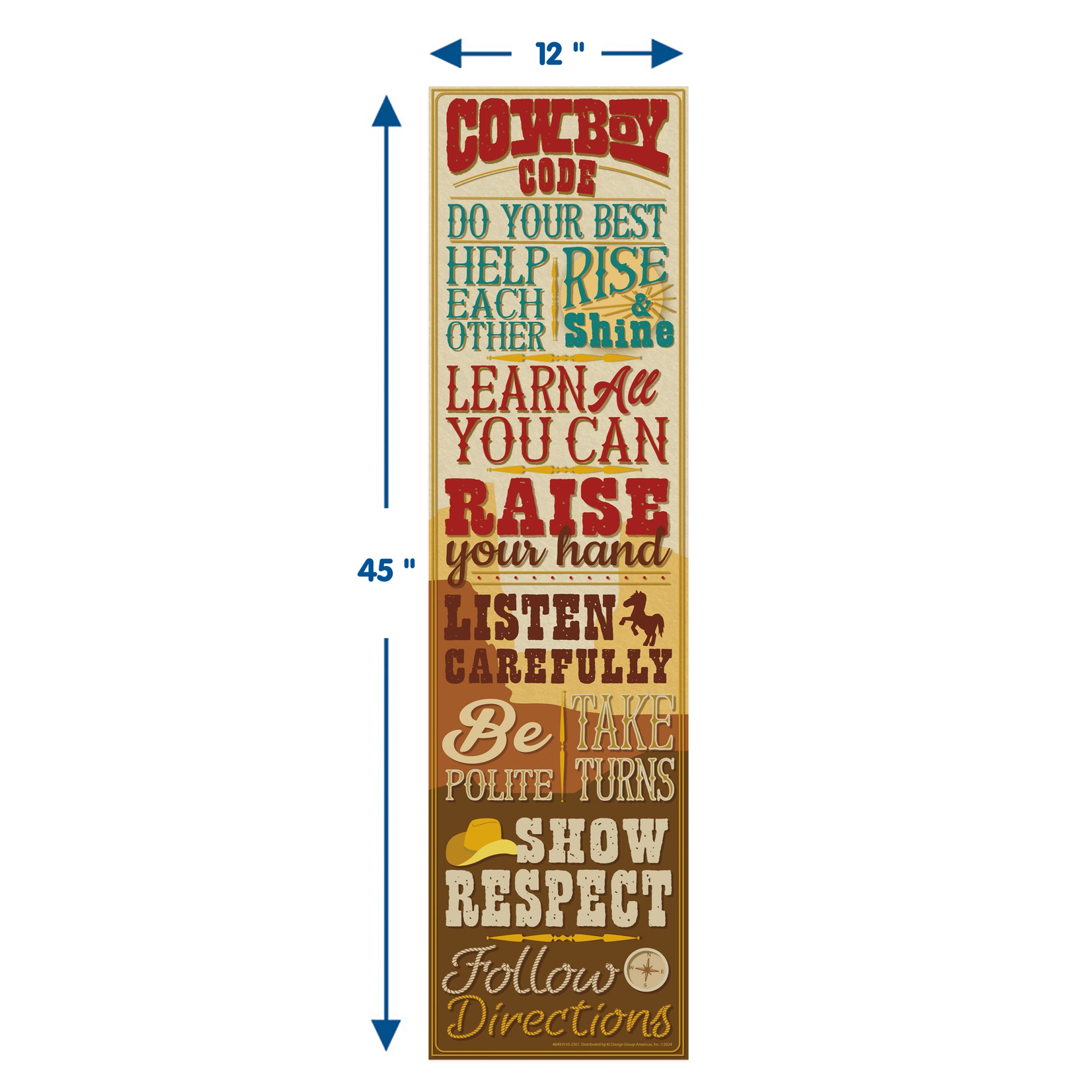 Wild Wild Classroom Vertical Banner