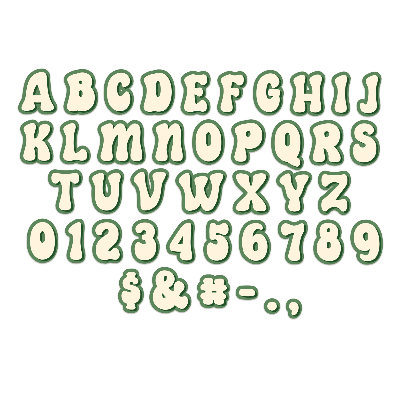 S'Cool Era Deco Letters