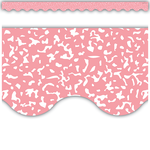 TEACHER CREATED RESOURCES Composition Pink Scalloped Border Trim