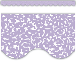 TEACHER CREATED RESOURCES Composition Purple Scalloped Border Trim