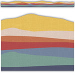 TEACHER CREATED RESOURCES Moving Mountains Road Trip On the Horizon Die-Cut Border Trim
