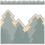 TEACHER CREATED RESOURCES Moving Mountains Road Trip Trees Die-Cut Border Trim