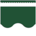 TEACHER CREATED RESOURCES Pine Green Scalloped Border Trim