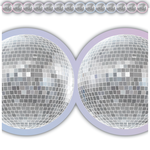 TEACHER CREATED RESOURCES Disco Balls Die-Cut Border Trim