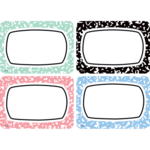 TEACHER CREATED RESOURCES Cool for School Name Tags/Labels - Multi-Pack