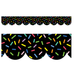 CREATIVE TEACHING PRESS Core Decor Sprinkles on Black EZ Border