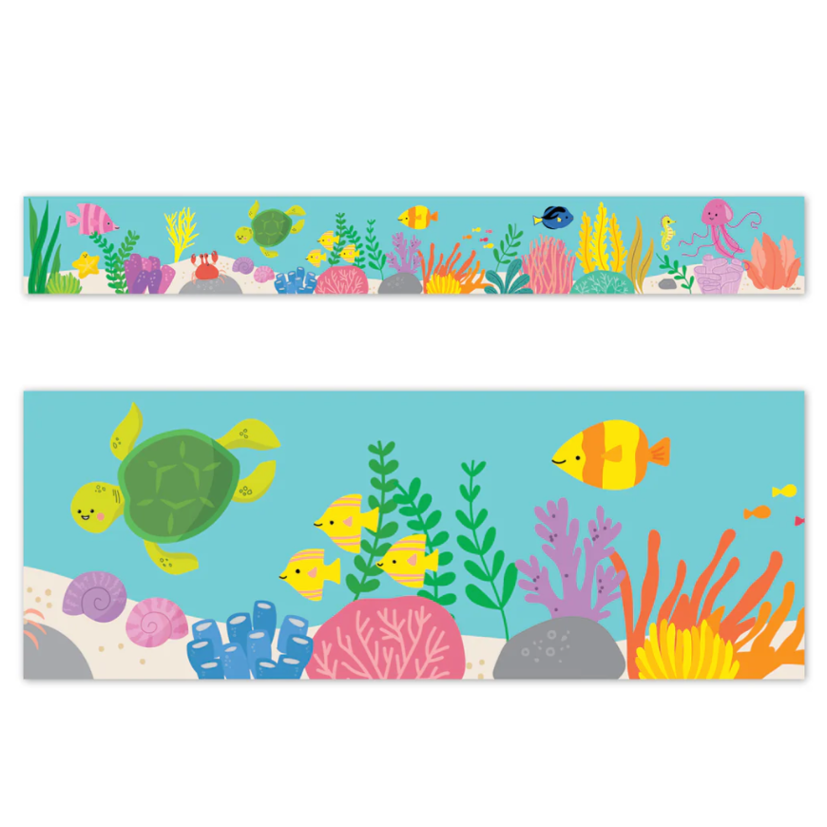 CREATIVE TEACHING PRESS Sea Friends Under the Sea EZ Border
