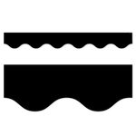 CREATIVE TEACHING PRESS Core Decor Black Wavy EZ Border
