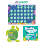 CREATIVE TEACHING PRESS Sea Friends Calendar Set Bulletin Board